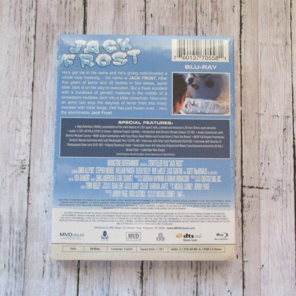Jack Frost (Blu-Ray 2021) MVD Rewind Collection Killer Snowman Movie NEW - Picture 2 of 2